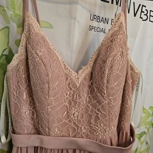 Azazie Blush Lace Chemise